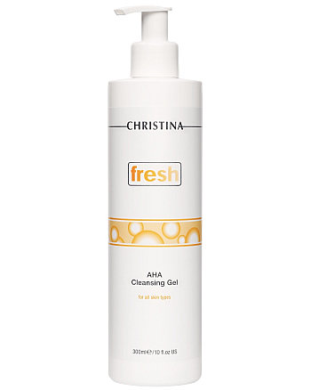 Christina Fresh AHA Cleansing Gel - Мыло с альфагидроксильными кислотами 300 мл - hairs-russia.ru
