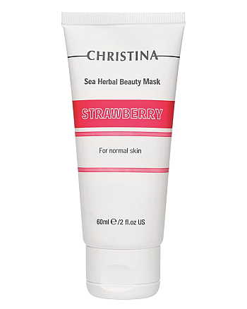 Christina Sea Herbal Beauty Mask Strawberry - Клубничная маска красоты для нормальной кожи 60 мл - hairs-russia.ru