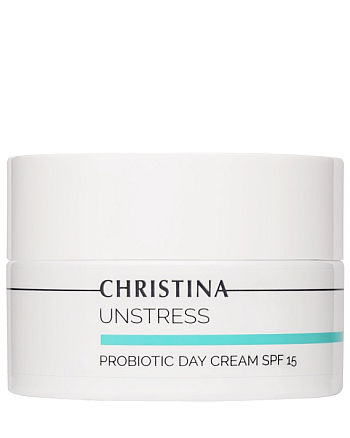 Christina Unstress Probiotic day Cream SPF15 - Дневной крем с пробиотическим действием SPF15 50 мл - hairs-russia.ru