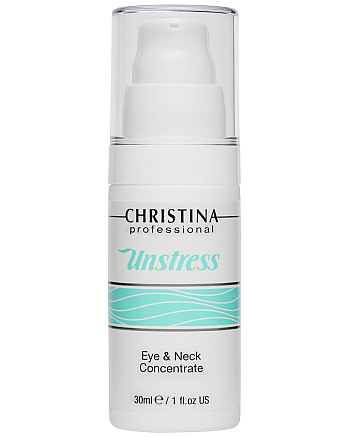 Christina Unstress Eye and Neck concentrate - Концентрат для кожи век и шеи 30 мл - hairs-russia.ru