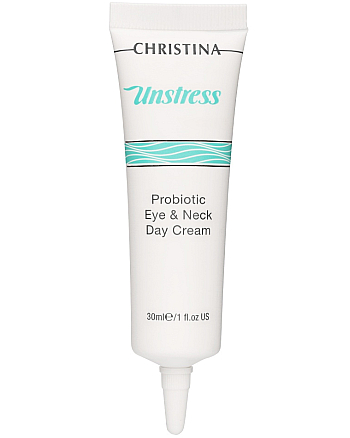 Christina Unstress Probiotic day cream for eye and Neck SPF8 - Дневной крем-пробиотик для кожи век и шеи SPF8 30 мл - hairs-russia.ru