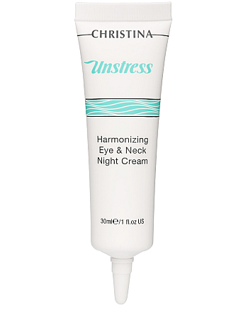 Christina Unstress Harmonizing Night Cream for eye and neck - Гармонизирующий ночной крем для кожи век и шеи 30 мл - hairs-russia.ru