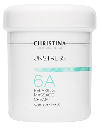 Christina Unstress Relaxing massage cream - Расслабляющий массажный крем (шаг 6а) 500 мл - hairs-russia.ru