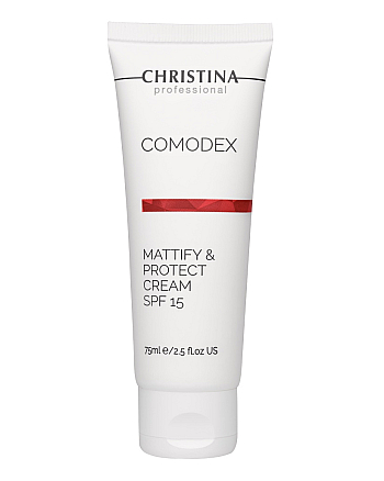 Christina Comodex Mattify And Protect Cream SPF 15 - Матирующий защитный крем SPF 15 75 мл - hairs-russia.ru