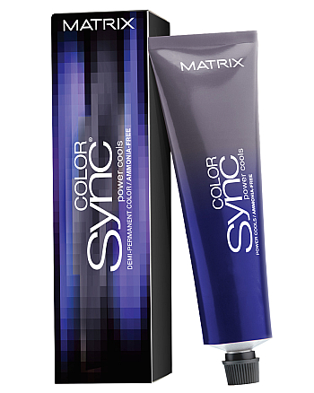 Matrix Color Sync Power Cools 5VA - Крем-краска для волос, тон светлый шатен перламутрово-пепельный 90 мл - hairs-russia.ru