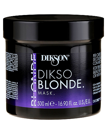 Dikson Dikso Blond Antigiallo Mask - Mаска для волос против желтизны 500 мл - hairs-russia.ru