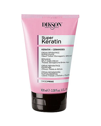 Dikson Diksoprime Revitalizing Split Ends Cream - Восстанавливающий крем для секущихся кончиков с кератином 100 мл - hairs-russia.ru