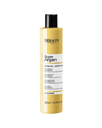 Dikson Diksoprime Nourishing Shampoo - Питательный шампунь для сухих волос с маслом арганы, макадамии 300 мл - hairs-russia.ru