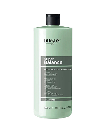 Dikson Diksoprime Intensive Rebalancing Shampoo - Шампунь себорегулирующий для жирной кожи головы и волос с экстрактом крапивы 1000 мл - hairs-russia.ru