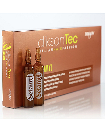 Dikson Setamyl - Смягчающее ампульное средство при любой химической обработке волос 12*12 мл - hairs-russia.ru