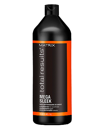 Matrix Total Results Mega Sleek Conditioner - Кондиционер для гладкости непослушных волос с маслом ши, 1000 мл - hairs-russia.ru