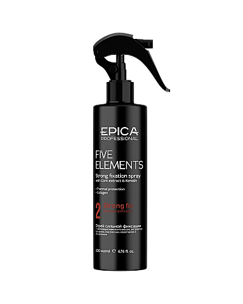 Epica Professional Five Elements - Спрей для волос сильной фиксации с термозащитным комплексом 200 мл - hairs-russia.ru