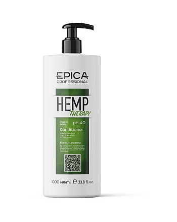 Epica Professional Hemp Therapy Organic - Кондиционер для роста волос 1000 мл - hairs-russia.ru
