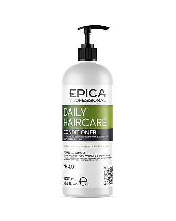 Epica Professional Daily Haircare - Кондиционер для ежедневного ухода с маслом бабассу и экстрактом зеленого чая 1000 мл - hairs-russia.ru