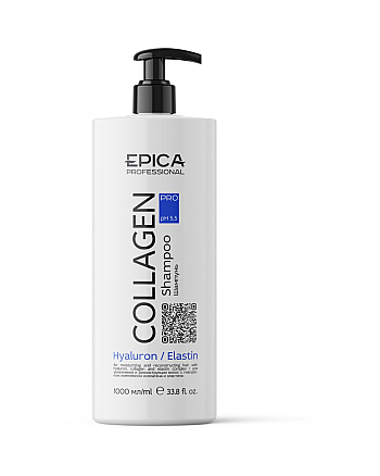 Epica Professional Collagen PRO - Шампунь для увлажнения и реконструкции волос 1000 мл - hairs-russia.ru