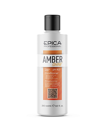 Epica Professional Amber Shine Organic - Кондиционер для восстановления и питания 250 мл - hairs-russia.ru