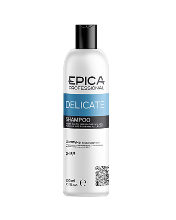 Epica Professional Delicate - Бессульфатный шампунь 300 мл - hairs-russia.ru