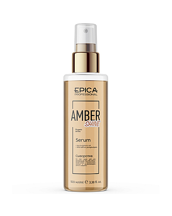 Epica Professional Amber Shine Organic - Сыворотка для восстановления волос 100 мл - hairs-russia.ru