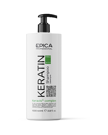 Epica Professional Keratin PRO - Шампунь для реконструкции и глубокого восстановления волос 1000 мл - hairs-russia.ru