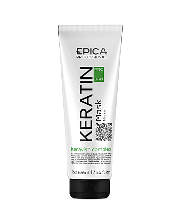 Epica Professional Keratin PRO - Маска для реконструкции и глубокого восстановления волос 250 мл - hairs-russia.ru