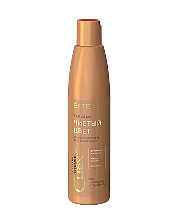 Estel Professional Curex Color Intense - Бальзам обновление цвета для волос коричневых оттенков 250 мл - hairs-russia.ru
