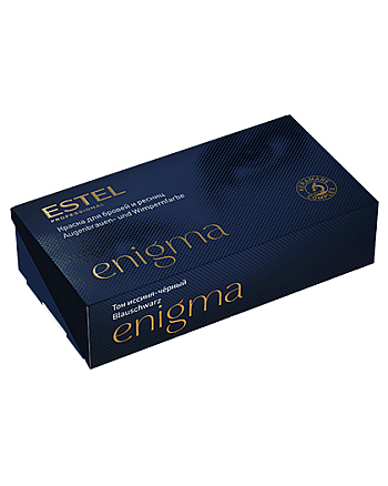 Estel Professional Enigma 2 - Краска для бровей и ресниц, тон иссиня-черный  - hairs-russia.ru