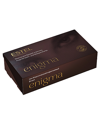 Estel Professional Enigma 4 - Краска для бровей и ресниц, тон классический коричневый - hairs-russia.ru