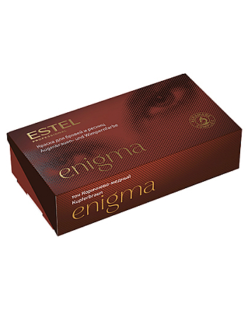Estel Professional Enigma 6 - Краска для бровей и ресниц, тон коричнево-медный - hairs-russia.ru