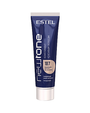 Estel Professional Newtone 10/7 - Тонирующая маска для волос, светлый блондин коричневый 60 мл - hairs-russia.ru