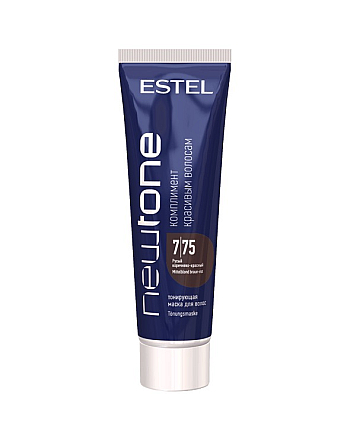 Estel Professional Newtone 7/75 - Тонирующая маска для волос, русый коричнево-красный 60 мл - hairs-russia.ru