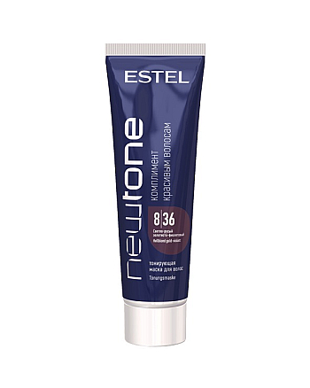 Estel Professional Newtone 8/36 - Тонирующая маска для волос, светло-русый золотисто-фиолетовый 60 мл - hairs-russia.ru