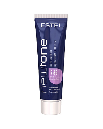 Estel Professional Newtone 9/65 - Тонирующая маска для волос, блондин фиолетово-красный 60 мл - hairs-russia.ru