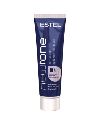 Estel Professional Newtone 10/6 - Тонирующая маска для волос, светлый блондин фиолетовый 60 мл - hairs-russia.ru