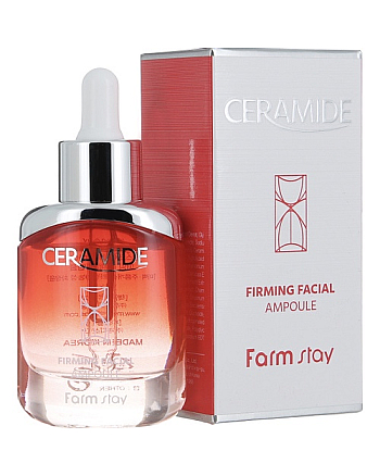 FarmStay Ceramide Firming Facial Ampoule - Сыворотка для лица ампульная с керамидами 35 мл - hairs-russia.ru