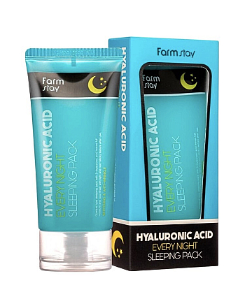 FarmStay Hyaluronic Acid Every Night Sleeping Pack - Маска ночная с гиалуроновой кислотой 120 мл - hairs-russia.ru