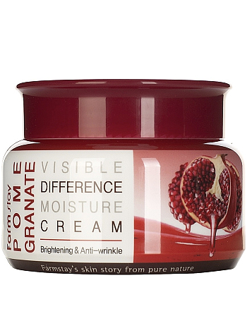 FarmStay Pomegranatе Visible Difference Moisture Cream - Крем для лица увлажняющий с гранатом 100 мл - hairs-russia.ru