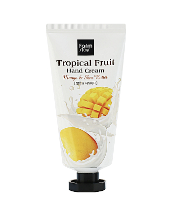 FarmStay Tropical Fruit Hand Cream Mango and Shea Butter - Крем для рук тропические фрукты 50 мл - hairs-russia.ru