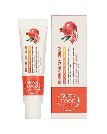 FarmStay Superfood Pomegranate Cream - Крем для лица с экстрактом граната 60 г - hairs-russia.ru