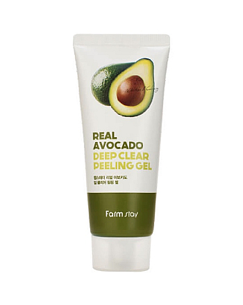 FarmStay Real Avocado Deep Clear Peeling Gel - Гель-пилинг с экстрактом авокадо 100 мл - hairs-russia.ru
