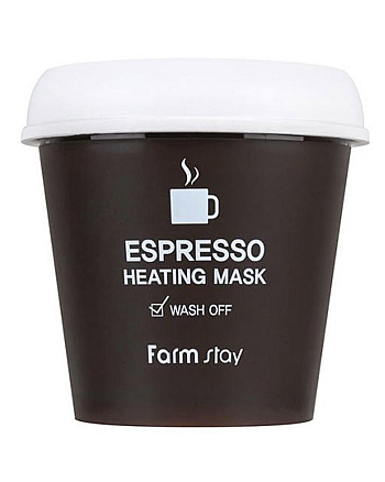 FarmStay Espresso Heating Mask - Маска самонагревающаяся с кофейным экстрактом 200 г - hairs-russia.ru