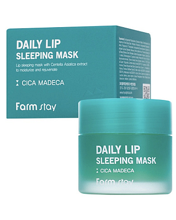 FarmStay Daily Lip Sleeping Mask Cica Madeca - Маска для губ увлажняющая ночная с центеллой 20 г - hairs-russia.ru