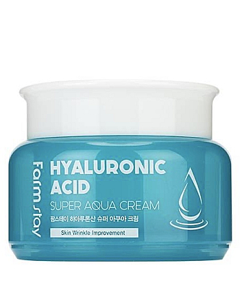 FarmStay Hyaluronic Acid Super Aqua Cream - Крем суперувлажняющий с гиалуроновой кислотой 100 мл - hairs-russia.ru