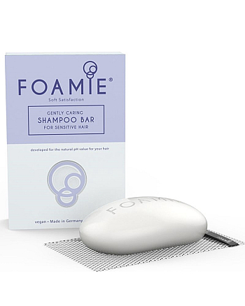 Foamie Soft Satisfaction - Твердый шампунь для тонких волос 100 г - hairs-russia.ru