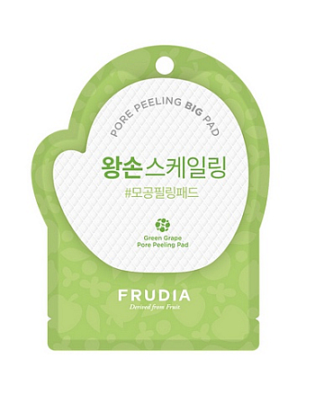 Frudia Green Grape Pore Peeling pad (Pouch) - Диски отшелушивающие с зеленым виноградом (1саше) - hairs-russia.ru