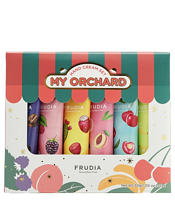 Frudia My Orchard Hand Cream Set Fruits Market - Набор кремов для рук «Фруктовая ярмарка» 6*30 мл - hairs-russia.ru