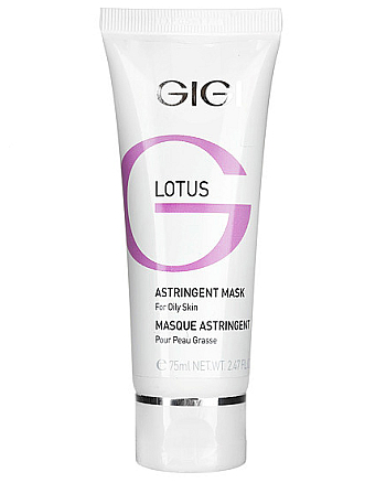 GIGI Lotus Beauty Astringent Mask - Маска поростягивающая для жирной кожи 75 мл - hairs-russia.ru