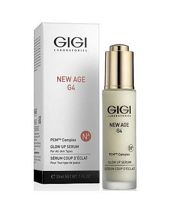 GIGI New Age G4 Glow Up Serum - Сыворотка для сияния кожи с комплексом PCM™ 30 мл - hairs-russia.ru