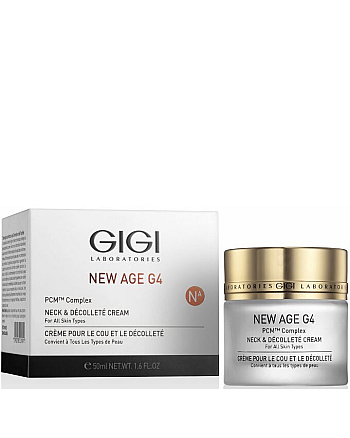 GIGI New Age G4 Neck and Decolte Cream - Крем для шеи и зоны декольте с комплексом PCM™ 50 мл - hairs-russia.ru