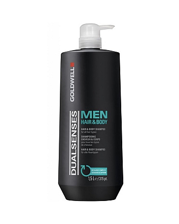Goldwell Dualsenses Men Hair And Body Shampoo - Шампунь для волос и тела 1000 мл - hairs-russia.ru