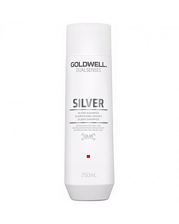 Goldwell Dualsenses Silver Shampoo - Корректирующий шампунь для седых и светлых волос 250 мл - hairs-russia.ru